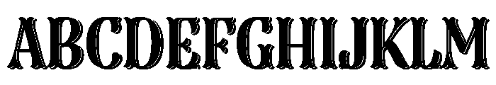 Dress Color Regular Font UPPERCASE
