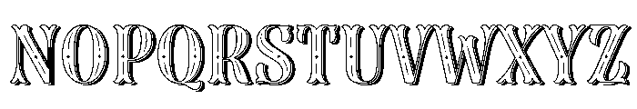 Dress Five Font LOWERCASE