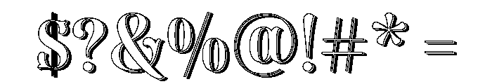 Dress Four Font OTHER CHARS