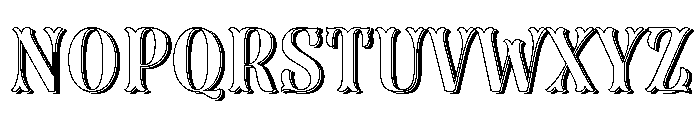 Dress Four Font LOWERCASE