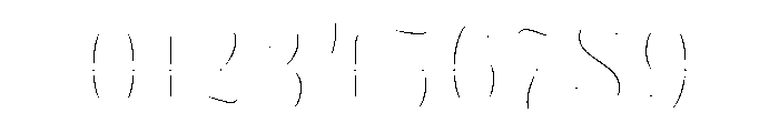Dress Inline One Font OTHER CHARS