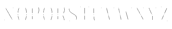 Dress Inline One Font UPPERCASE