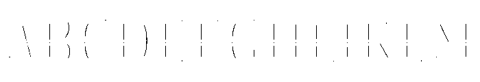 Dress Inline One FONT