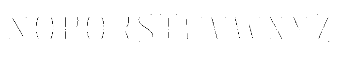 Dress Inline One Font LOWERCASE