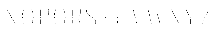 Dress Inline Two Font UPPERCASE