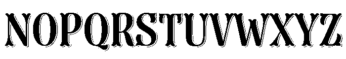 Dress One Font UPPERCASE