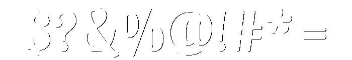 Dress Shade Two Font OTHER CHARS