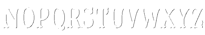 Dress Shade Two Font UPPERCASE
