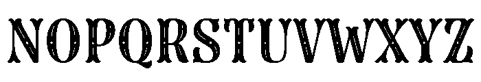 Dress Three Font LOWERCASE