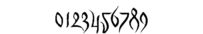 Driade Aged Font OTHER CHARS