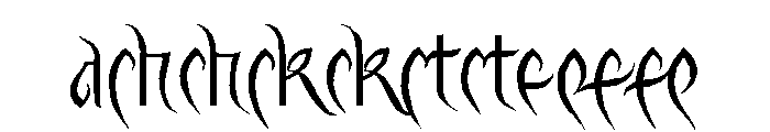 Driade Alternates Font OTHER CHARS