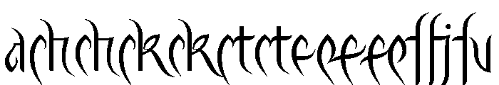 Driade Alternates Font UPPERCASE