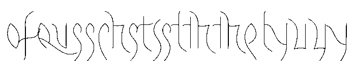 Driade Alternates Font LOWERCASE