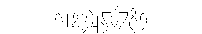 Driade Linea Font OTHER CHARS
