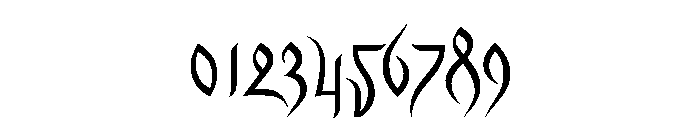 Driade Regular Font OTHER CHARS
