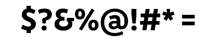 Drive Bold Font OTHER CHARS