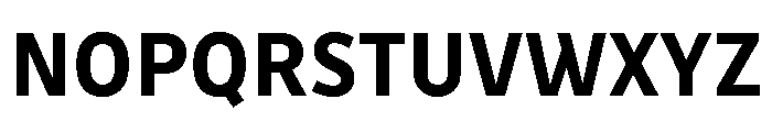 Drive Bold Font UPPERCASE