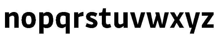 Drive Bold Font LOWERCASE