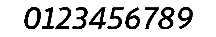 Drive Book Italic Font OTHER CHARS