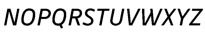 Drive Italic Font UPPERCASE