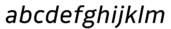 Drive Italic FONT
