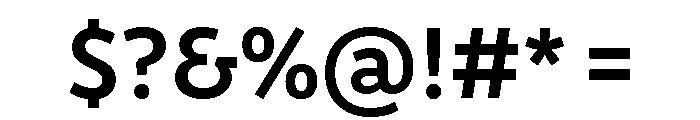 Drive Medium Font OTHER CHARS