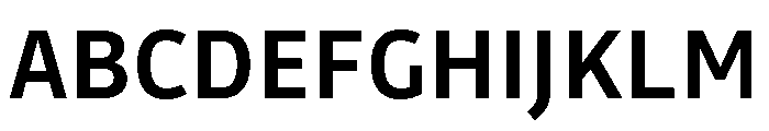 Drive Medium Font UPPERCASE