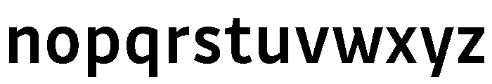 Drive Medium Font LOWERCASE