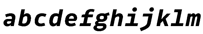 Drive Mono Bold Italic FONT