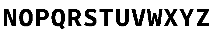 Drive Mono Bold Font UPPERCASE