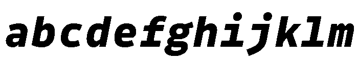 Drive Mono Extra Bold Italic FONT