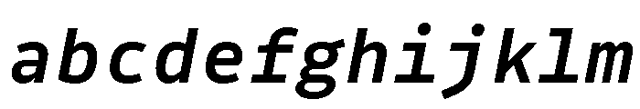 Drive Mono Medium Italic FONT