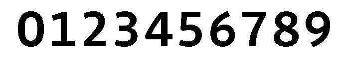 Drive Mono Medium Font OTHER CHARS