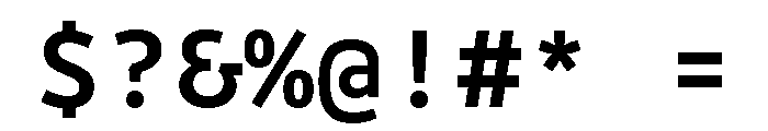 Drive Mono Medium Font OTHER CHARS