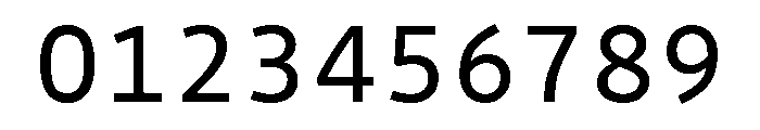 Drive Mono Regular Font OTHER CHARS
