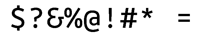 Drive Mono Regular Font OTHER CHARS