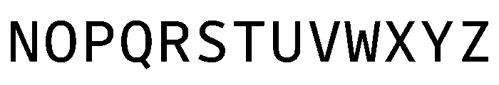 Drive Mono Regular Font UPPERCASE