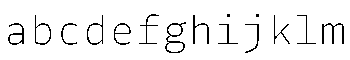 Drive Mono Thin FONT