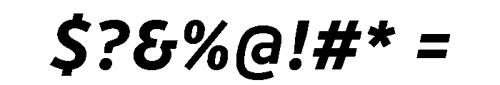 Drive Prop Bold Italic Font OTHER CHARS