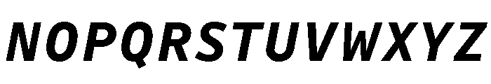 Drive Prop Bold Italic Font UPPERCASE