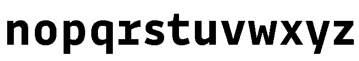 Drive Prop Bold Font LOWERCASE