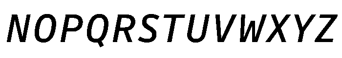Drive Prop Book Italic Font UPPERCASE