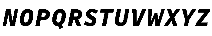 Drive Prop Extra Bold Italic Font UPPERCASE