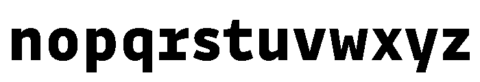 Drive Prop Extra Bold Font LOWERCASE