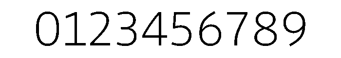 Drive Prop Extra Light Font OTHER CHARS