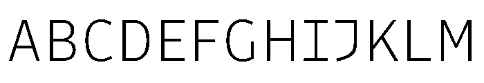 Drive Prop Extra Light Font UPPERCASE