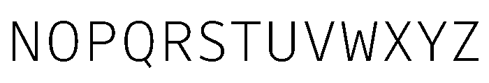Drive Prop Extra Light Font UPPERCASE