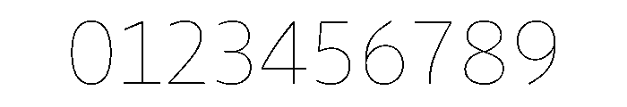 Drive Prop Hairline Font OTHER CHARS