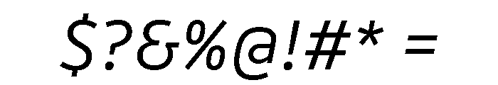 Drive Prop Light Italic Font OTHER CHARS