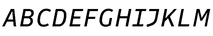 Drive Prop Regular Italic Font UPPERCASE